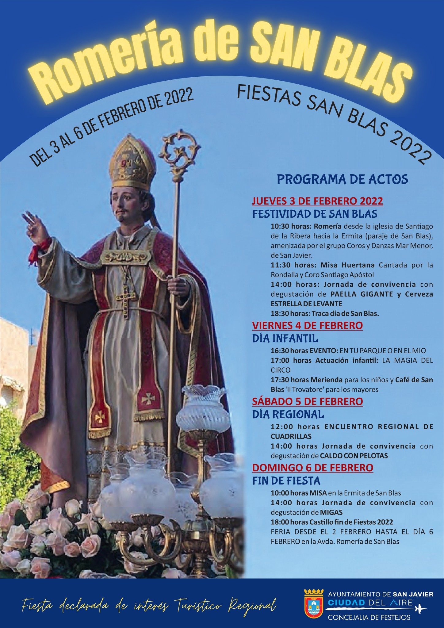 Romería de San Blas 2022 Santiago de la Ribera